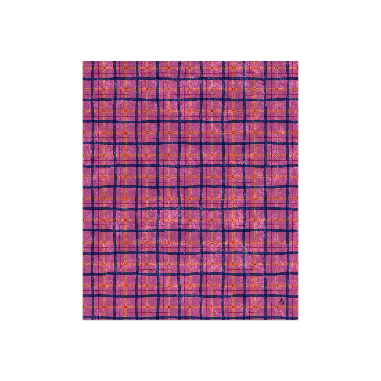 Alpine Plaid Velvet Blanket