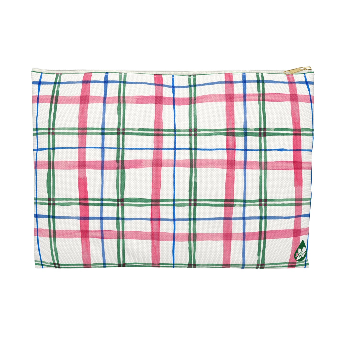 Alpine Plaid Zip Pouch