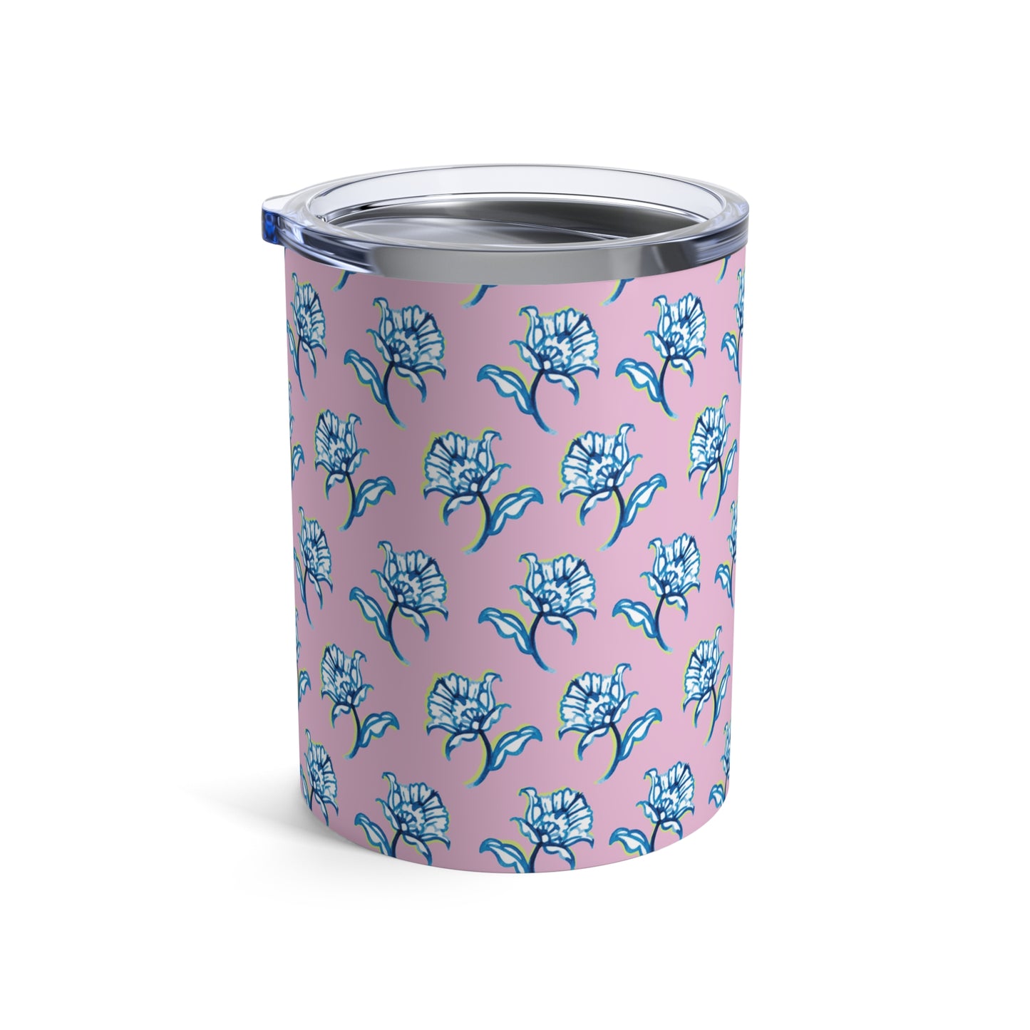 Watercolor Woodblock Tumbler 10oz