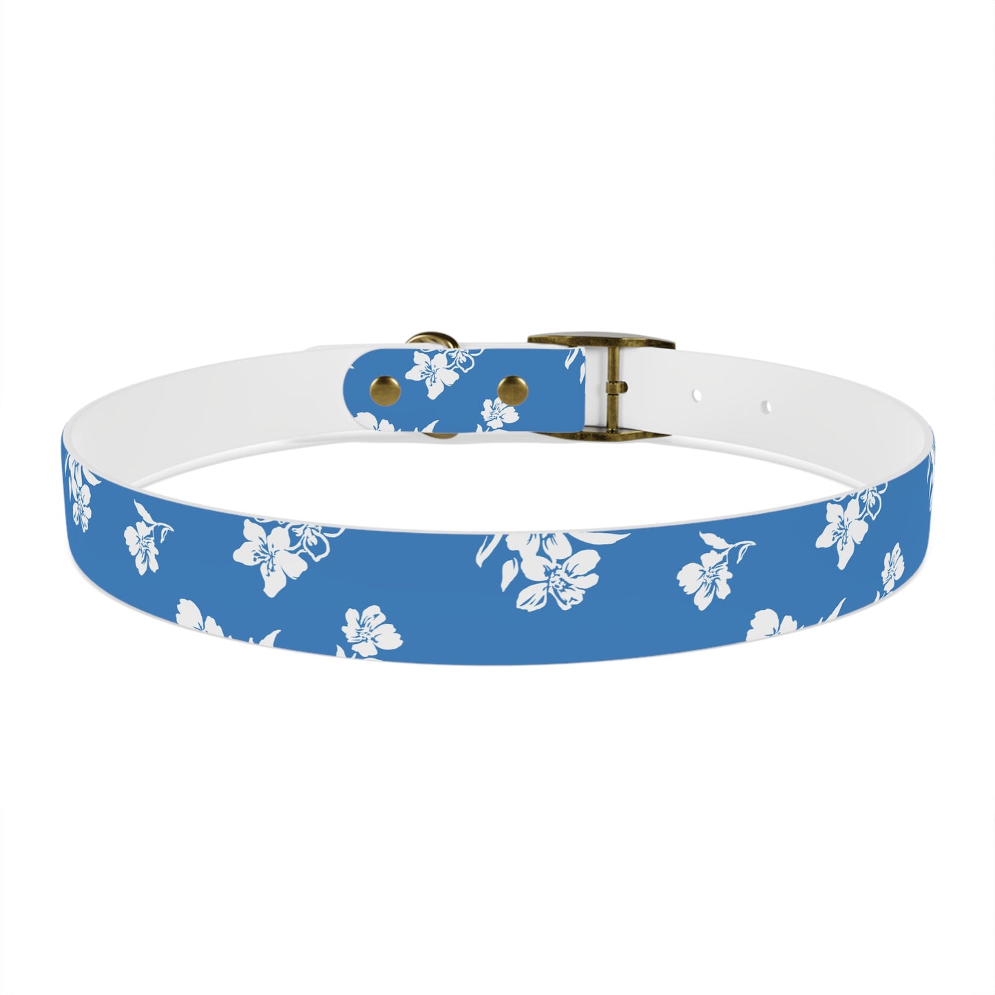 Inky Floral Dog Collar