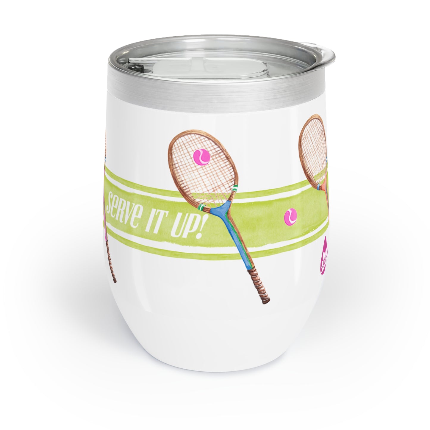 'Serve It Up' Wine Tumbler