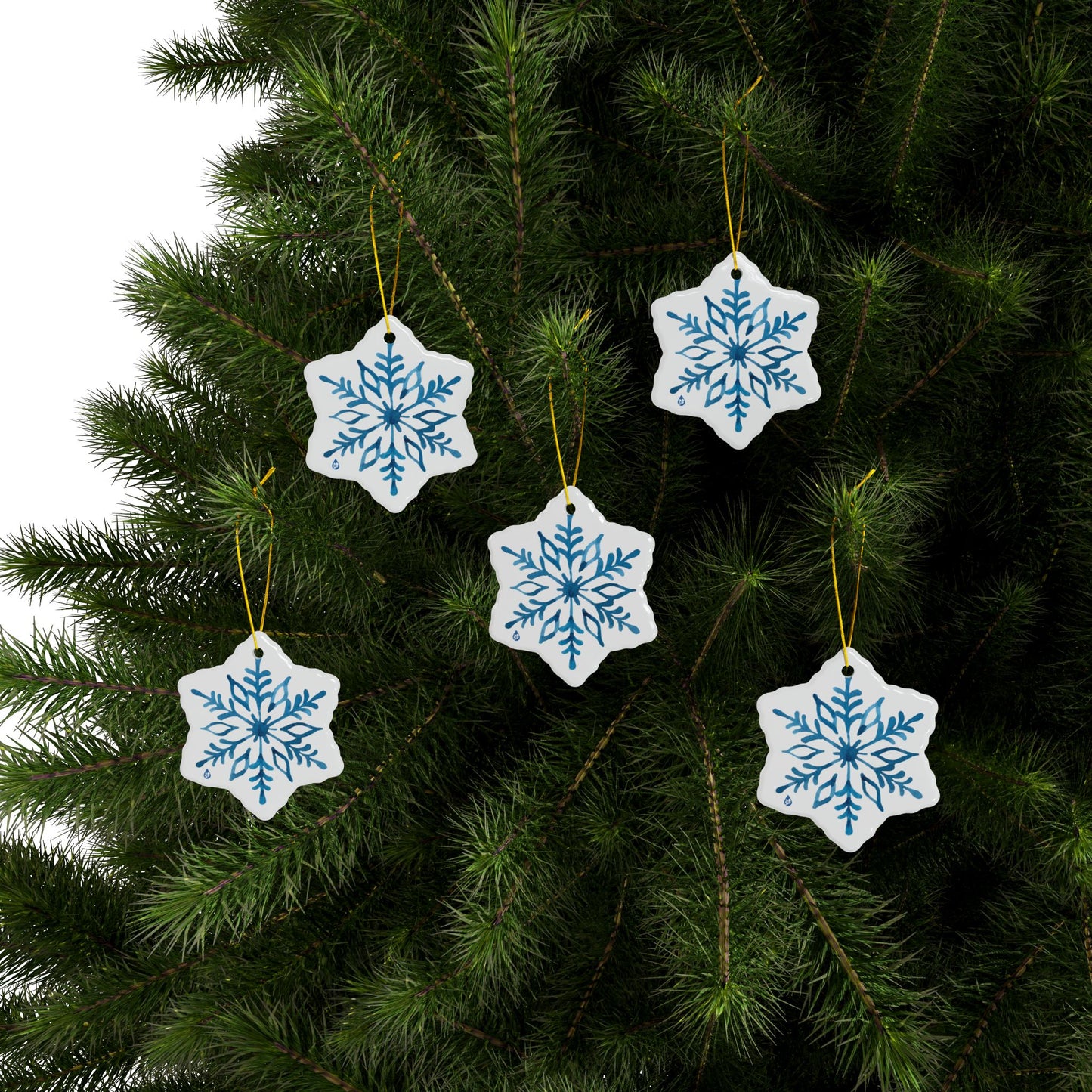 Freeze The Day Ceramic Ornaments