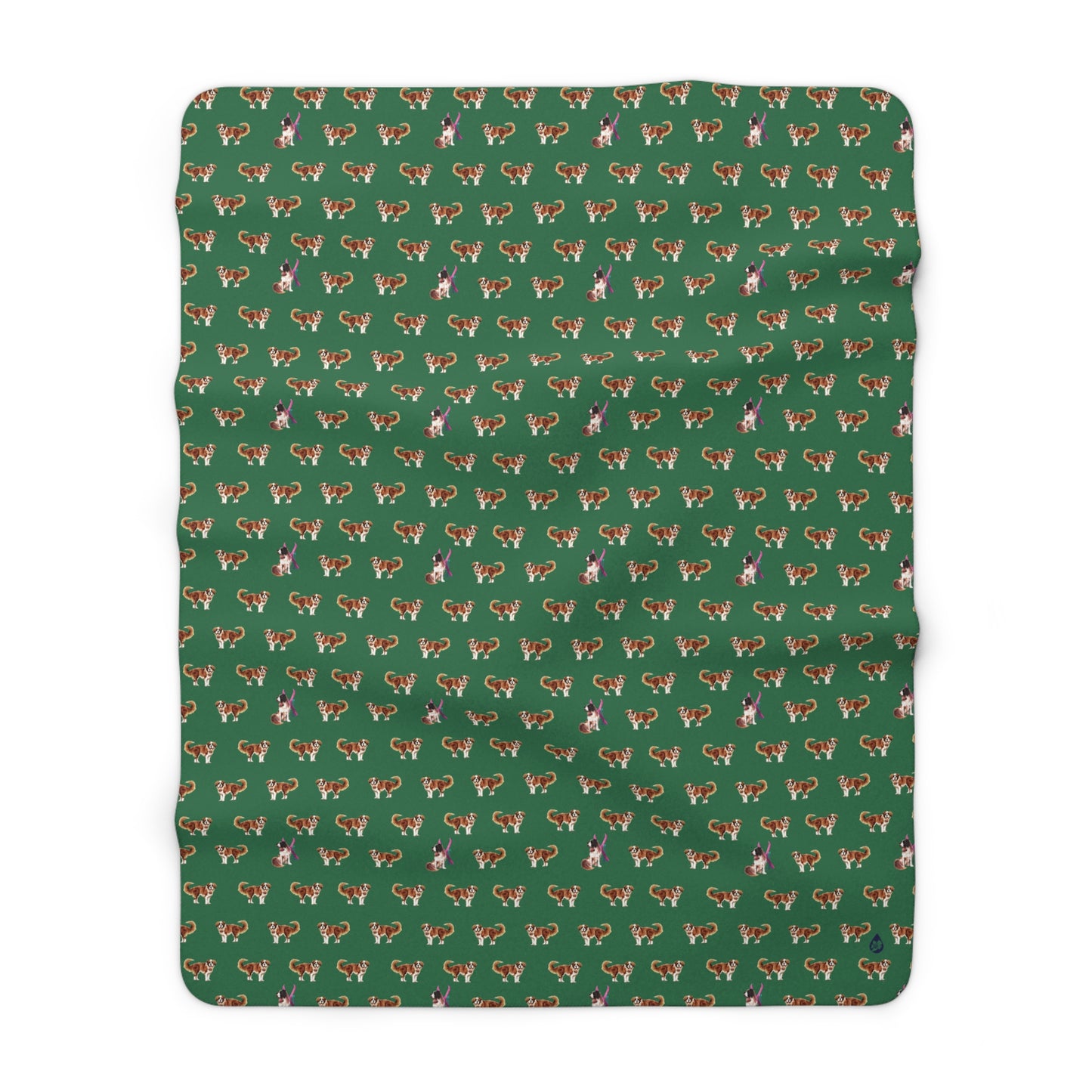 Snow Dog Sherpa Fleece Blanket