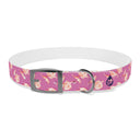 Watercolor Woodblock Dog Collar
