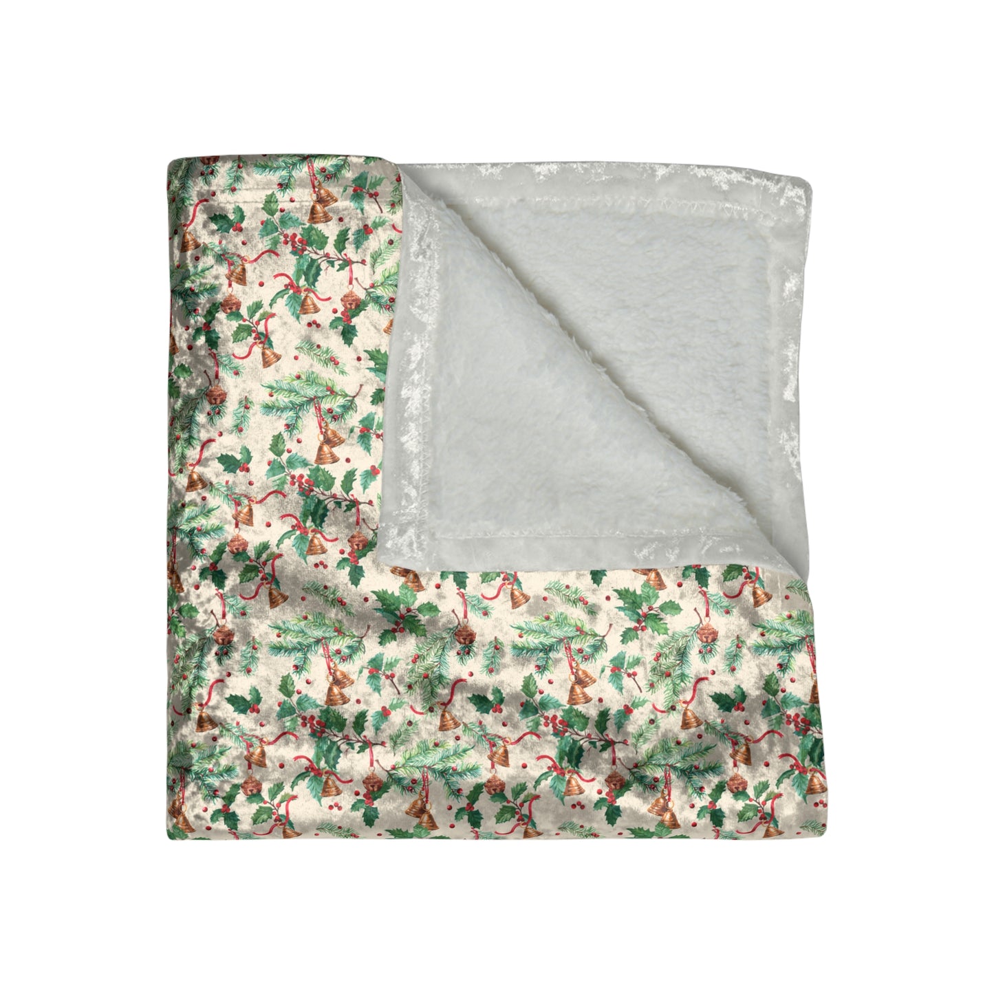 Winter Berries Velvet Blanket