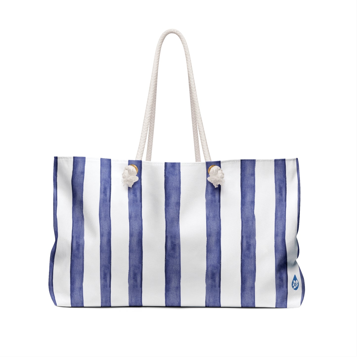Bold Painted Stripe Beach Tote