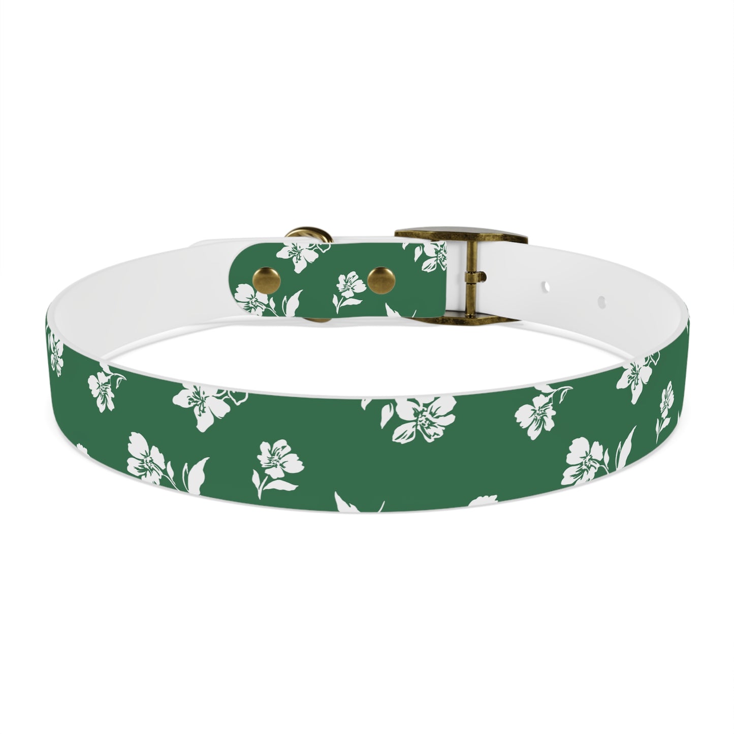 Inky Floral Dog Collar