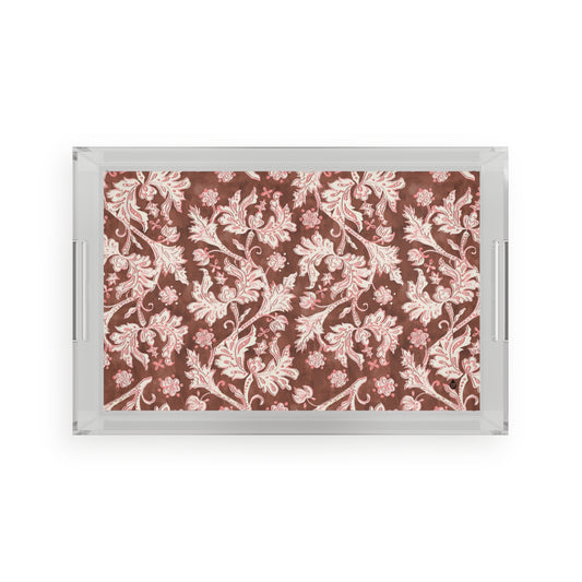 Heritage Block Lucite Tray