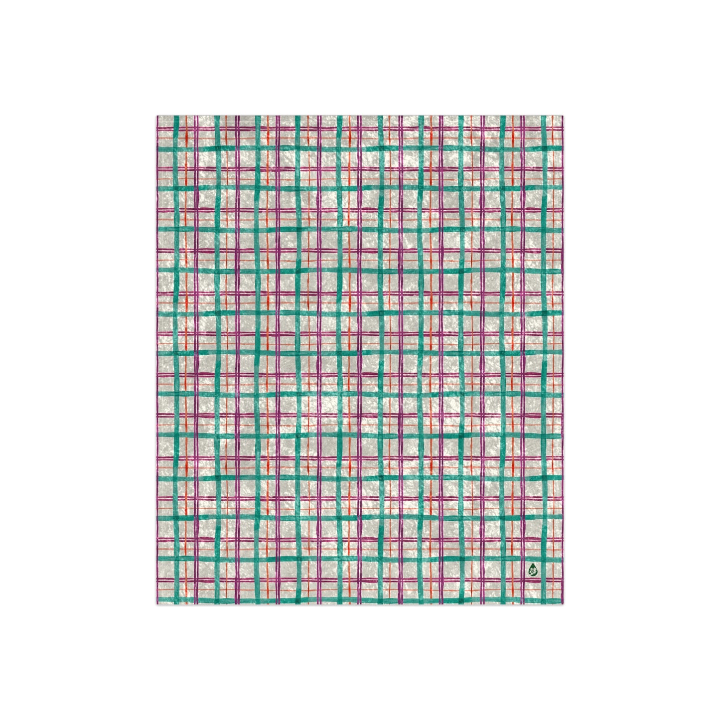 Alpine Plaid Velvet Sherpa Blanket