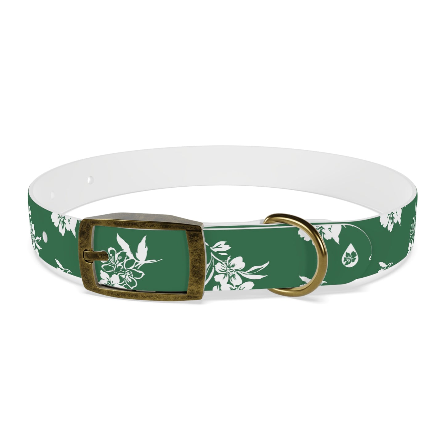 Inky Floral Dog Collar