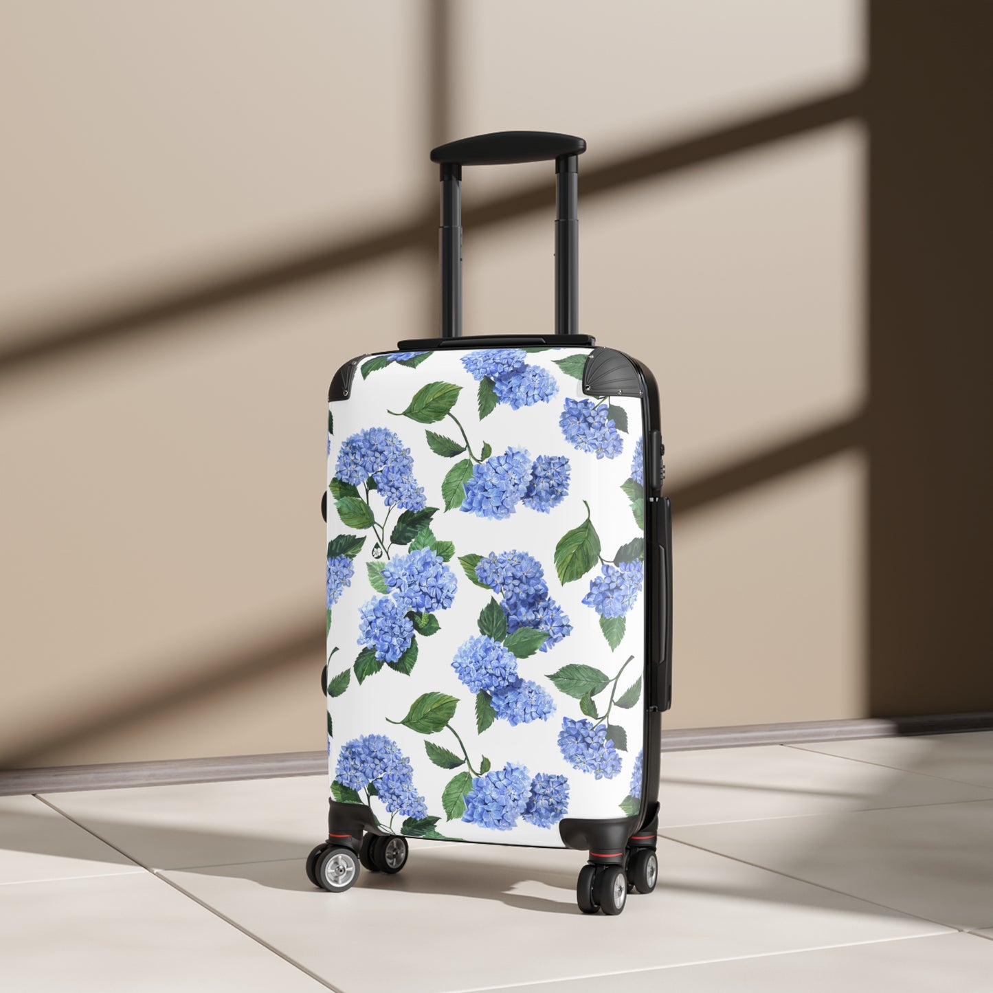 Something Blue Hydrangea Suitcase
