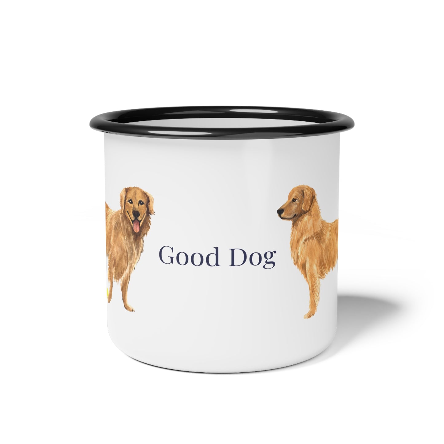 Good Dog Enamel Camp Cup