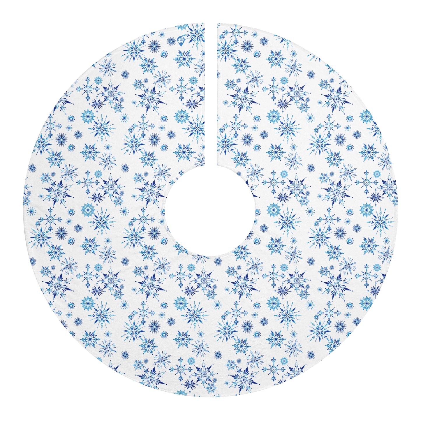 Freeze The Day Holiday Tree Skirt