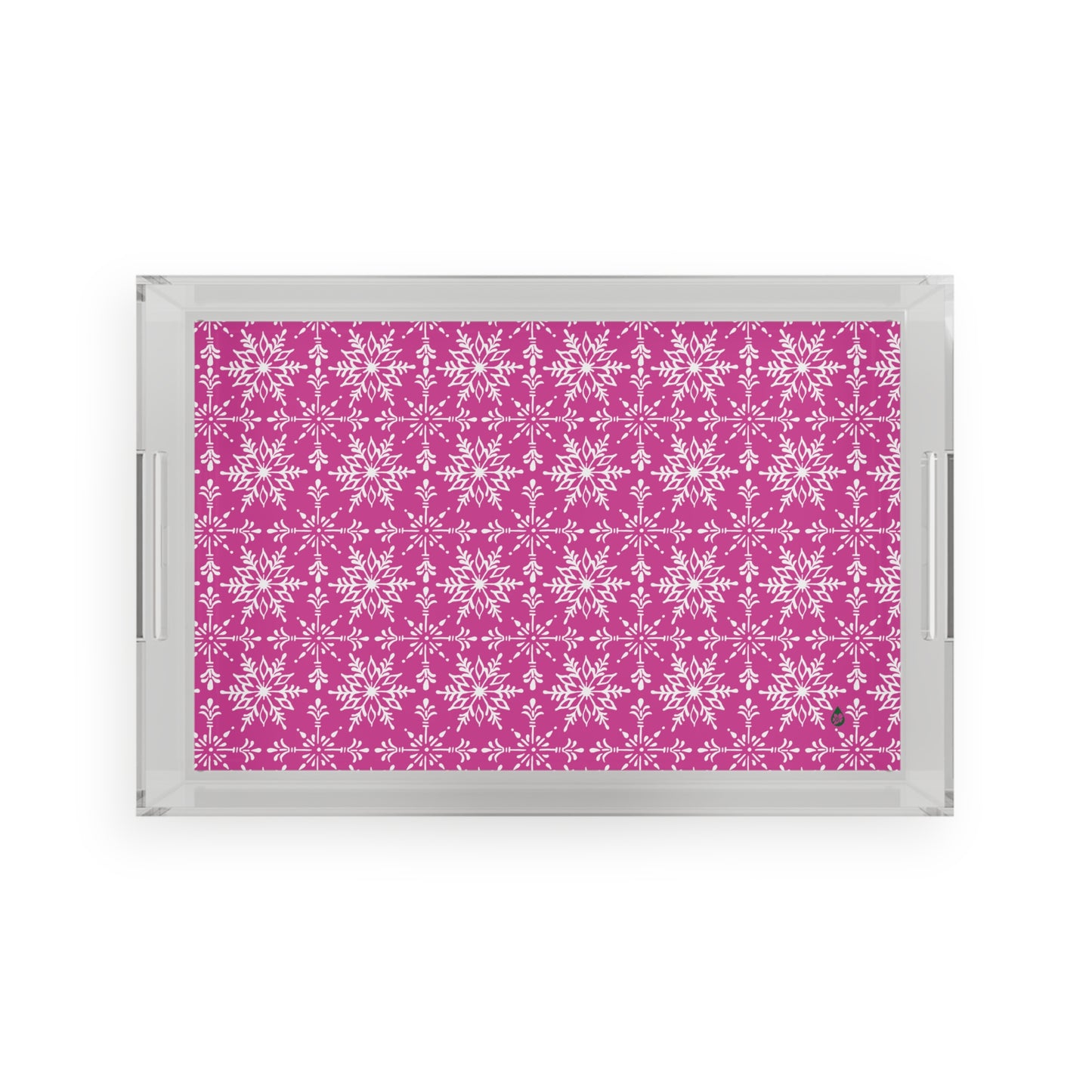 Cold Snap Lucite Serving Tray