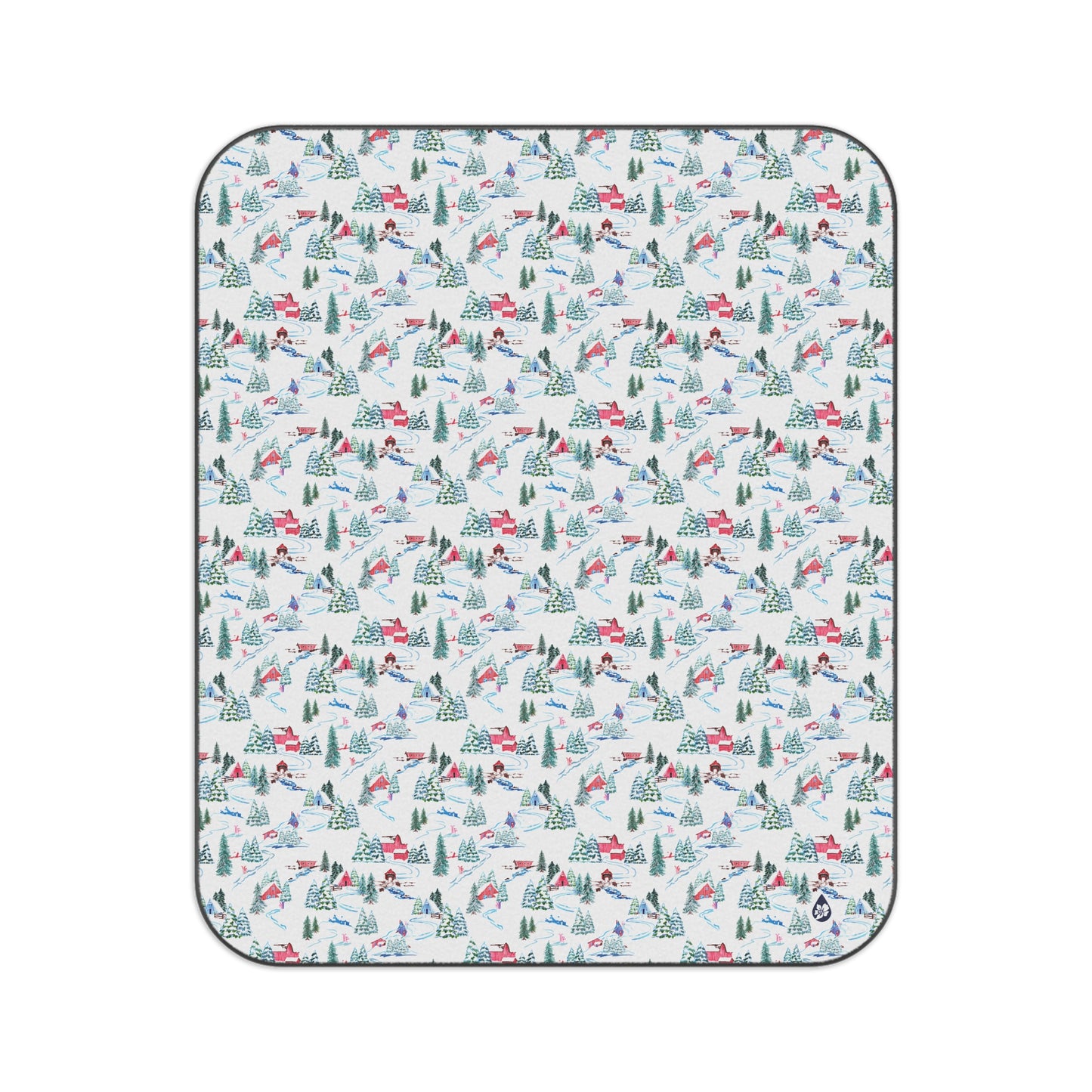 Ski Chalet Picnic Blanket