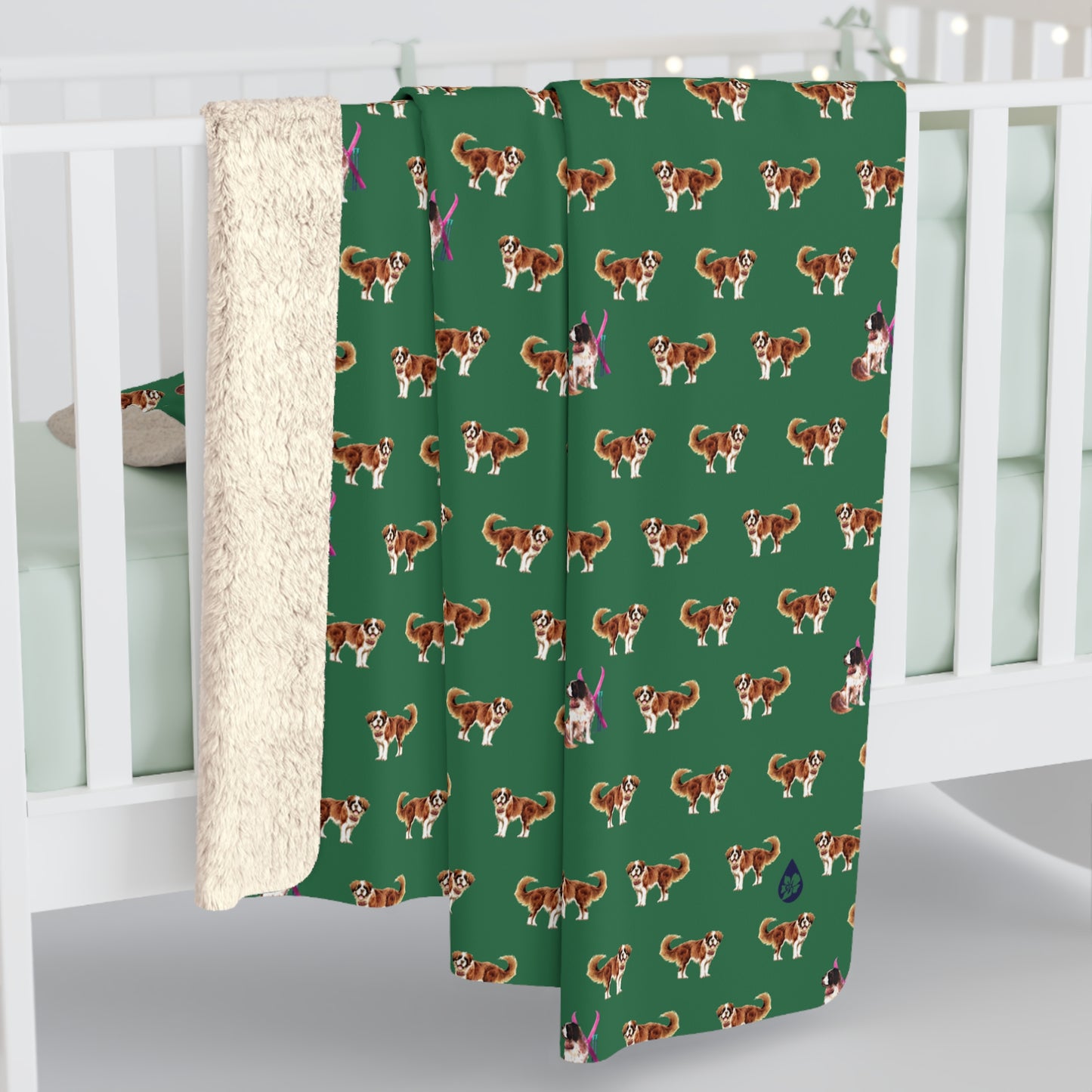 Snow Dog Sherpa Fleece Blanket