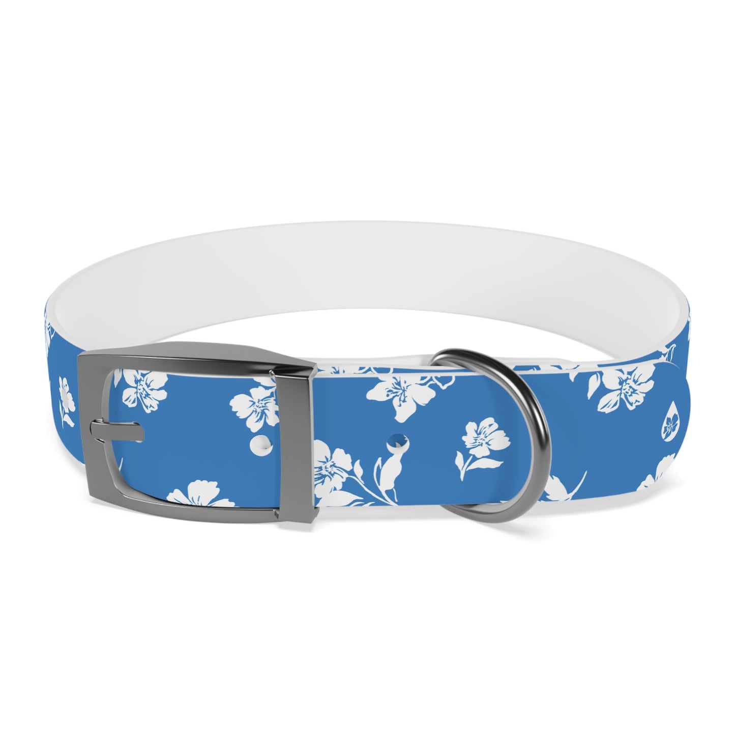 Inky Floral Dog Collar