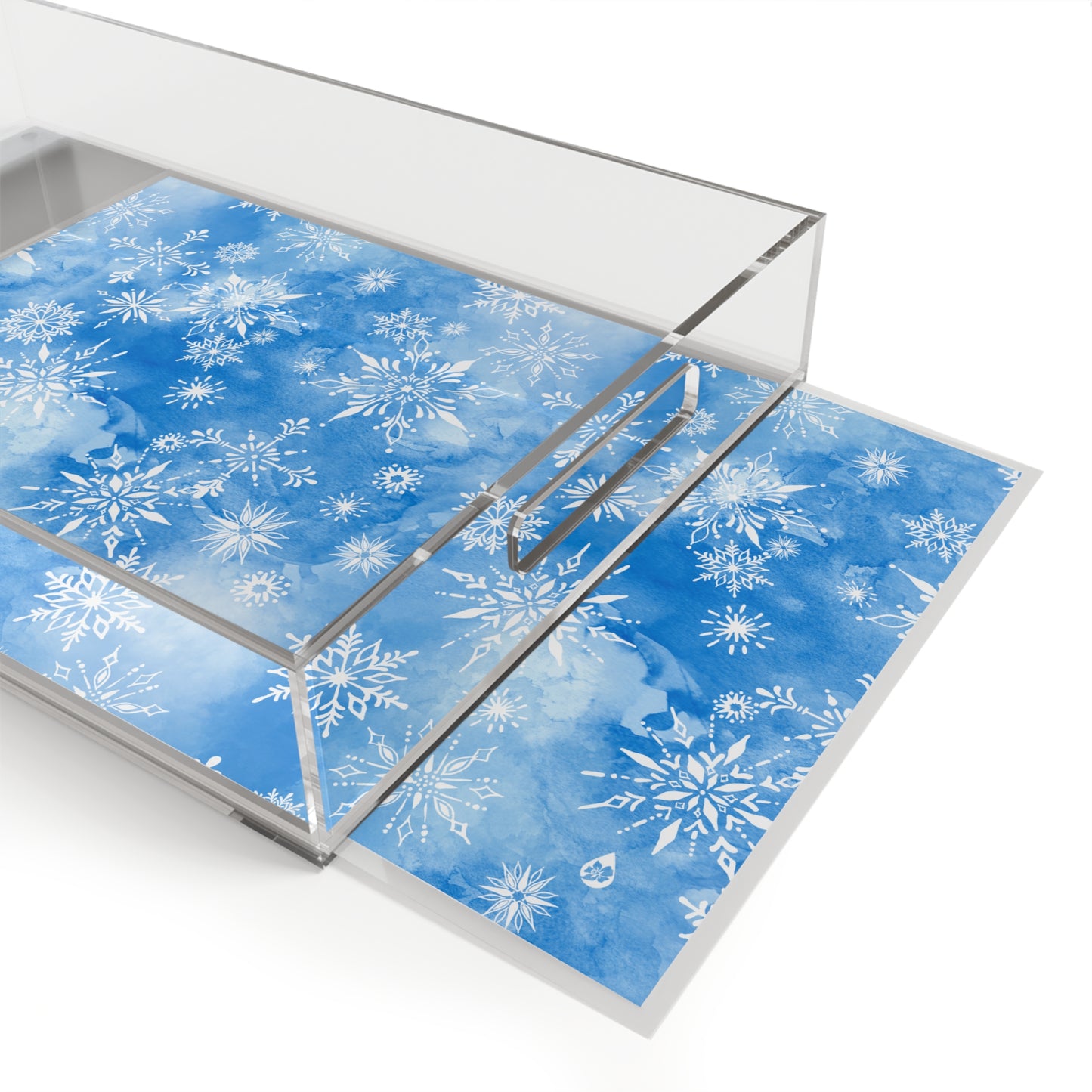 Freeze The Day Lucite Serving Tray