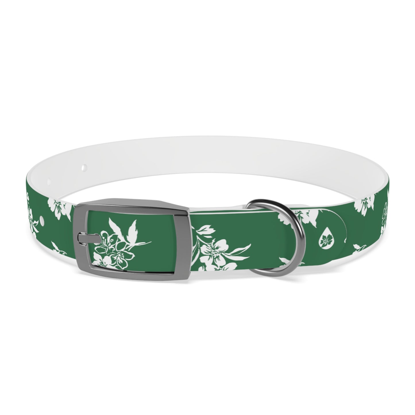 Inky Floral Dog Collar