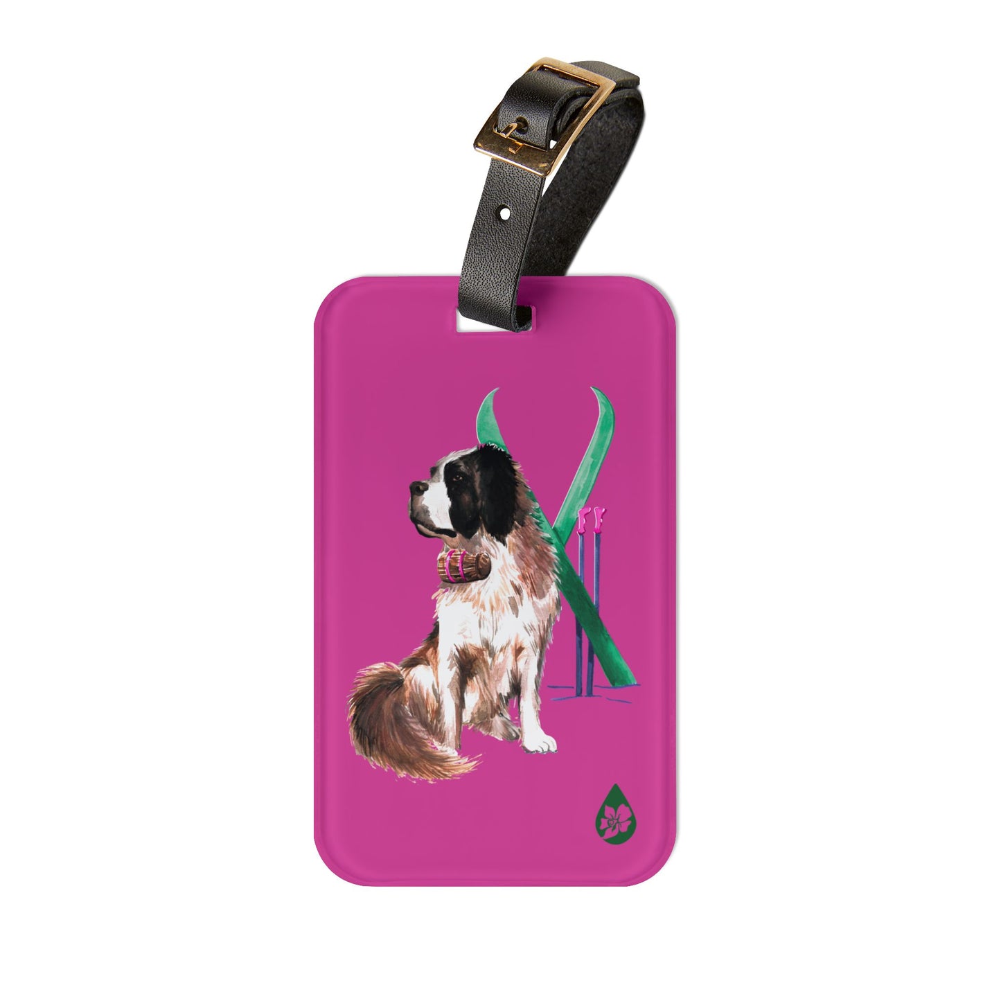 Snow Dog Luggage Tag