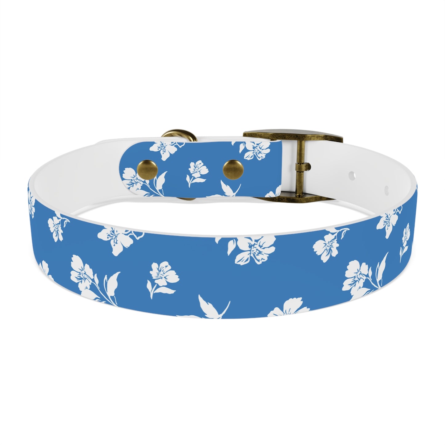 Inky Floral Dog Collar