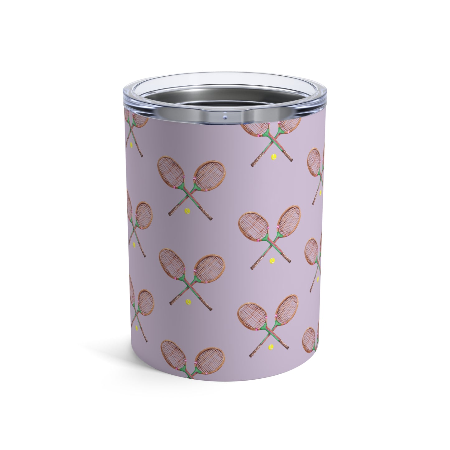 Back View of Match Point Tennis Tumbler In Hydrangea Colorway