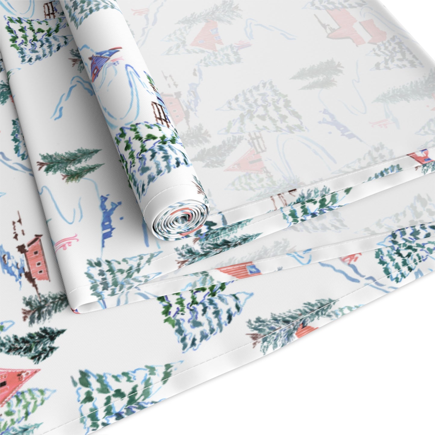 Ski Chalet Table Runner