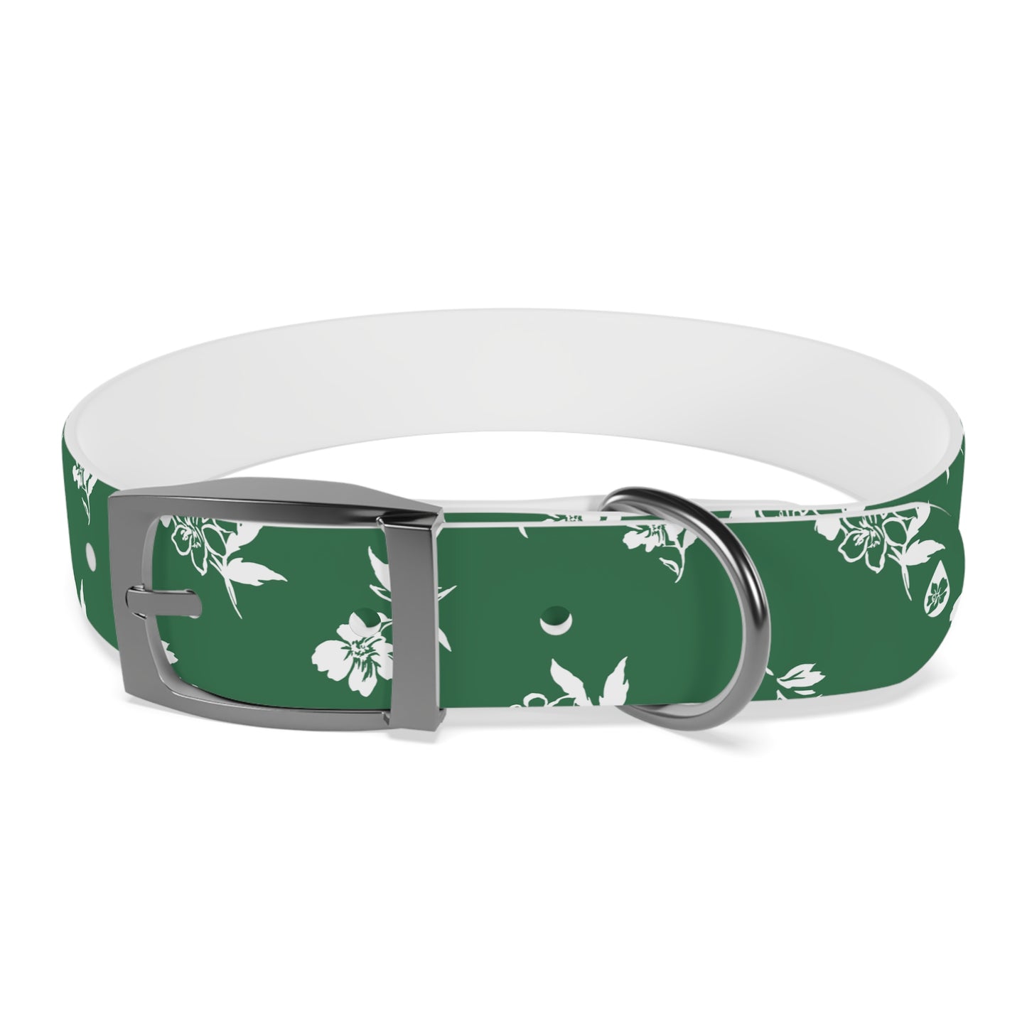 Inky Floral Dog Collar