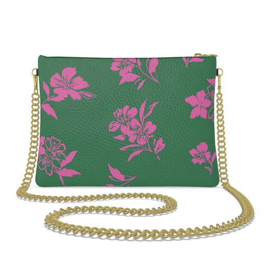 Inky Floral Crossbody Purse