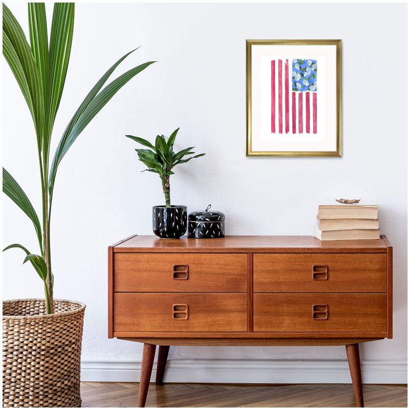 Liberty Print Framed