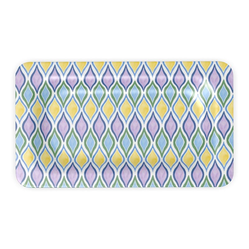 Painted Geo Accent Dish