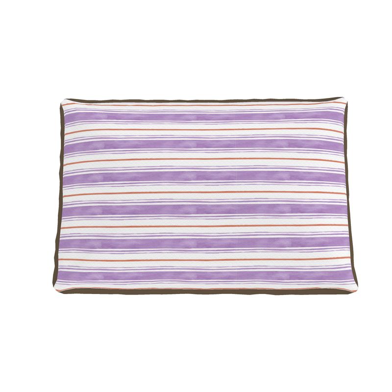 Painted Stripe Dog Bed