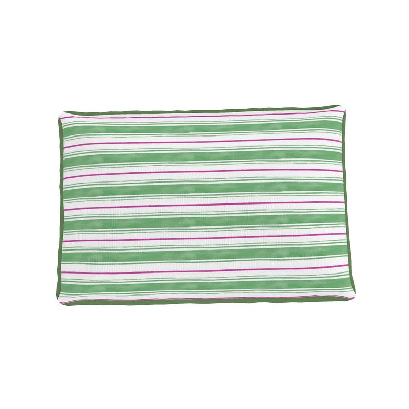 Painted Stripe Dog Bed