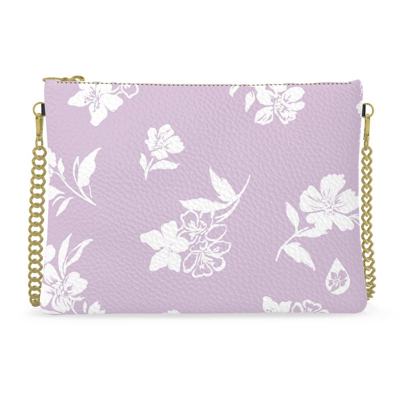 Inky Floral Crossbody Purse