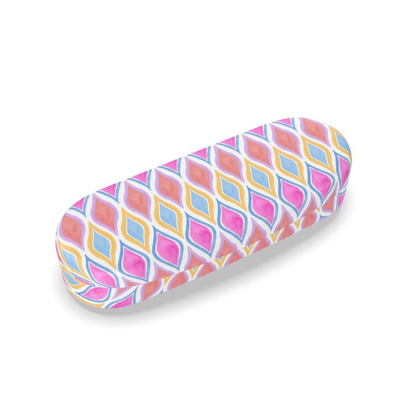 Painted Geo Glasses Case