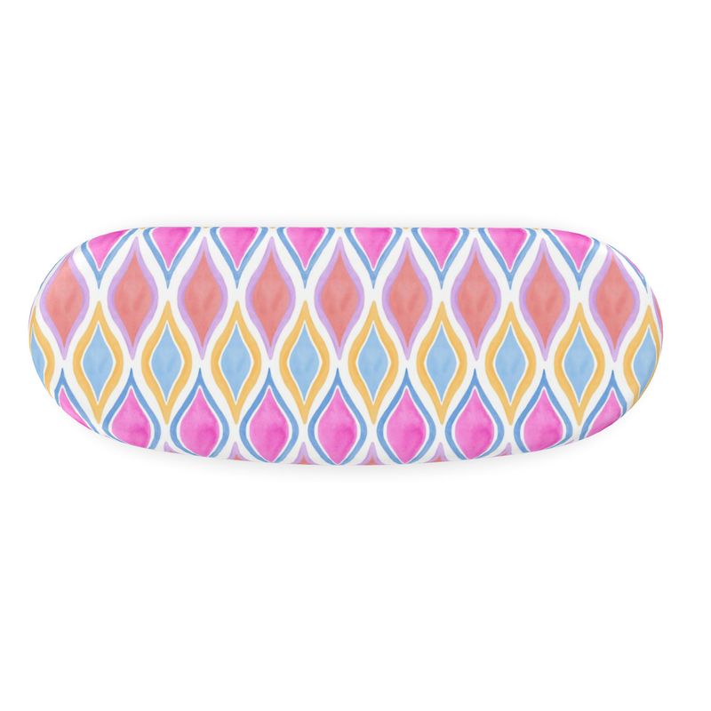 Painted Geo Glasses Case
