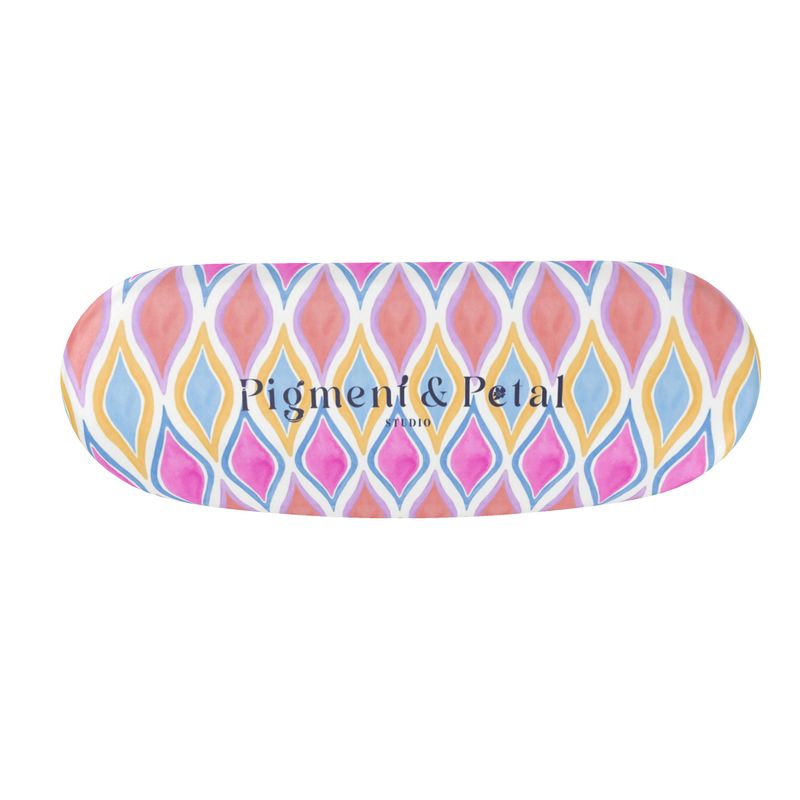 Painted Geo Glasses Case