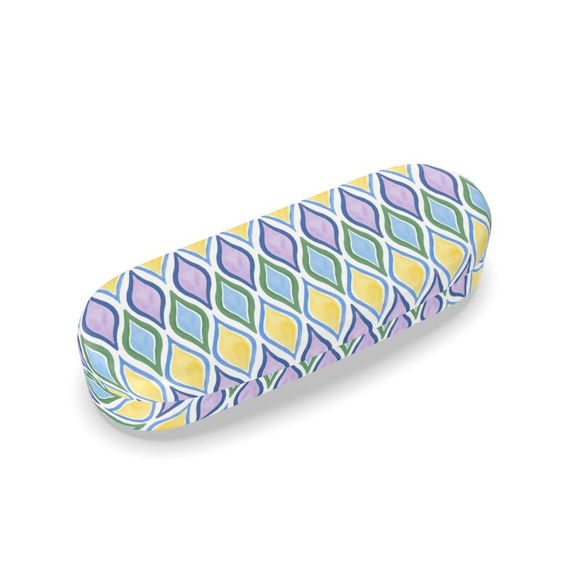 Painted Geo Glasses Case
