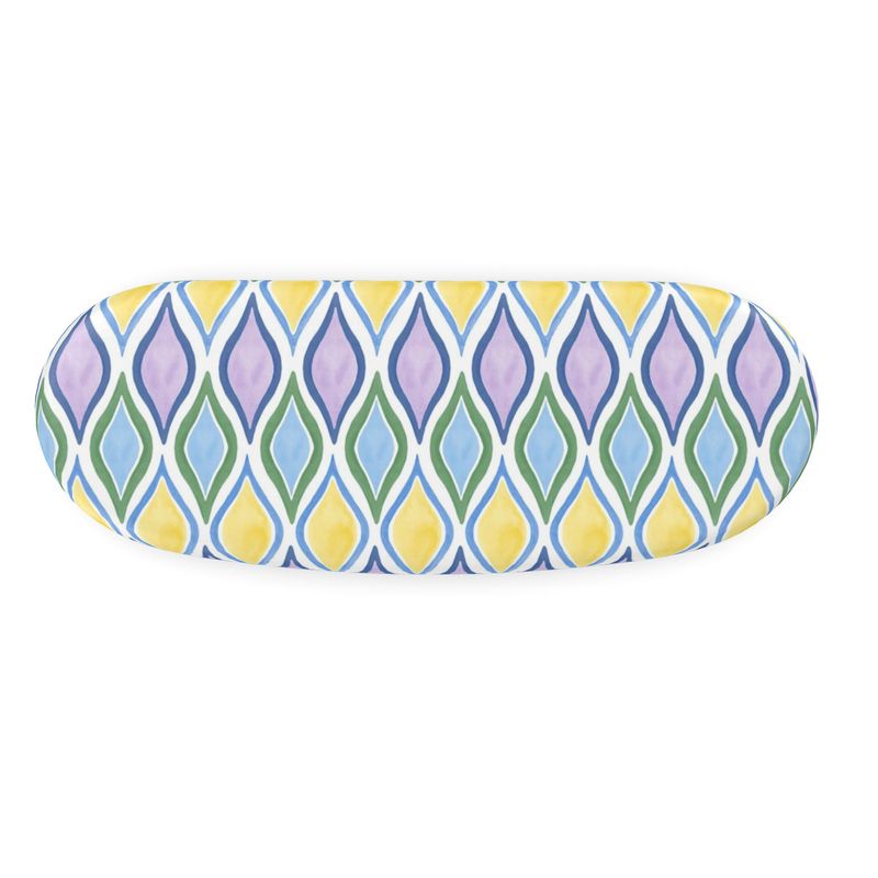 Painted Geo Glasses Case