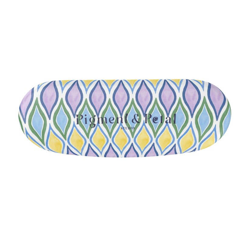 Painted Geo Glasses Case