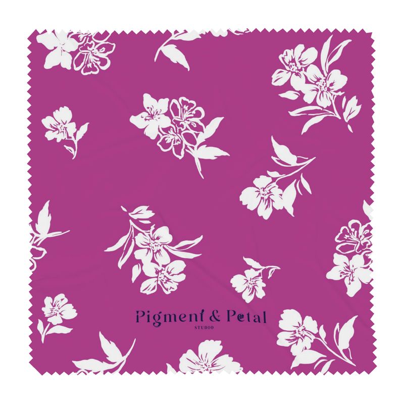 Inky Floral Glasses Case