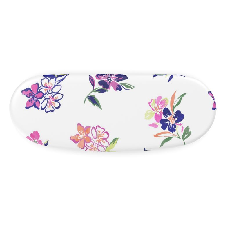 Inky Floral Glasses Case
