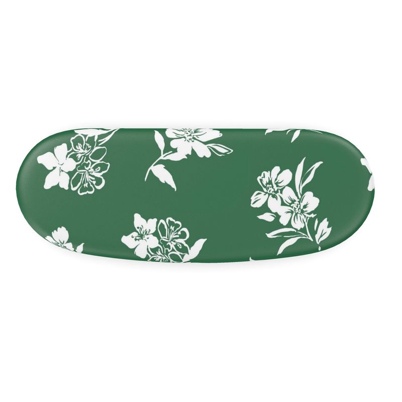 Inky Floral Glasses Case