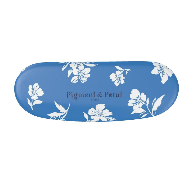 Inky Floral Glasses Case