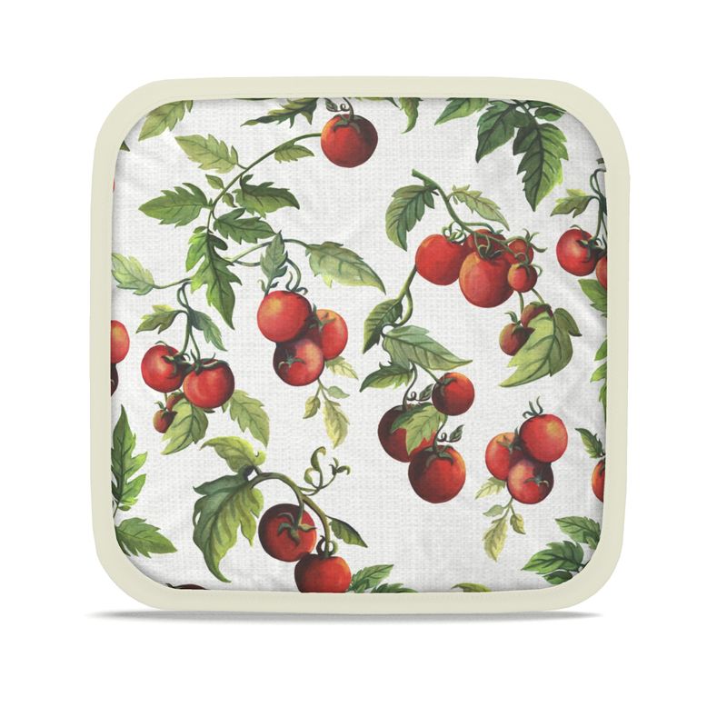Single pot holder with our Tomato Tomato Pattern