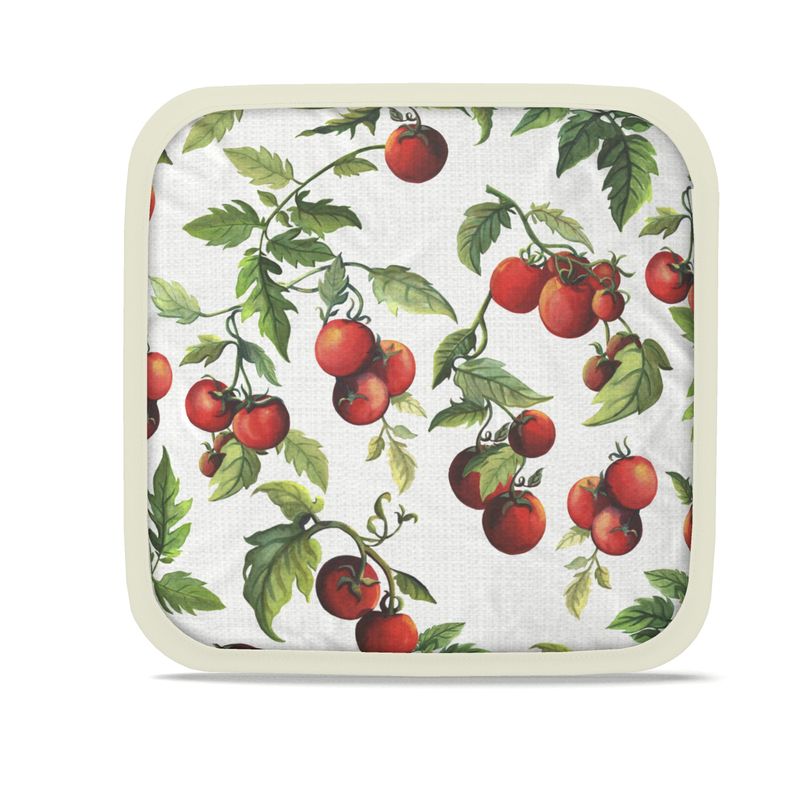 Single pot holder with our Tomato Tomato Pattern
