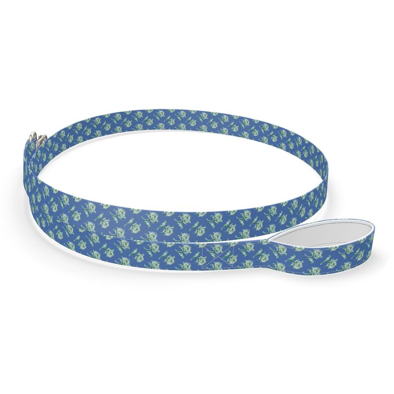 Watercolor Woodblock Dog Leash