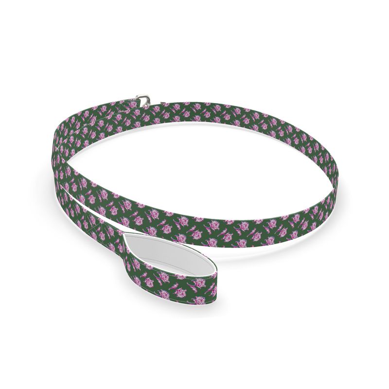 Watercolor Woodblock Dog Leash