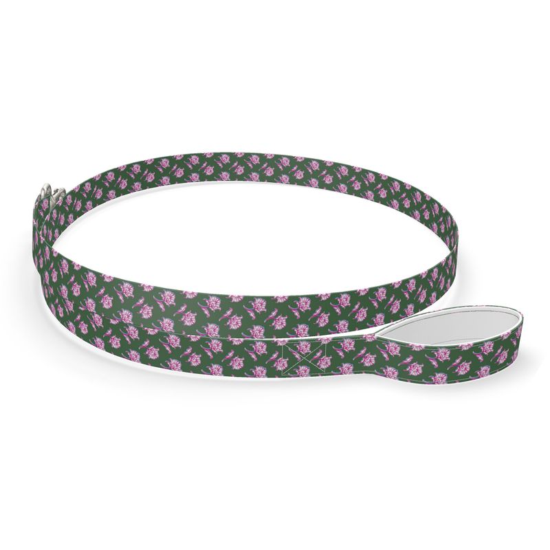 Watercolor Woodblock Dog Leash
