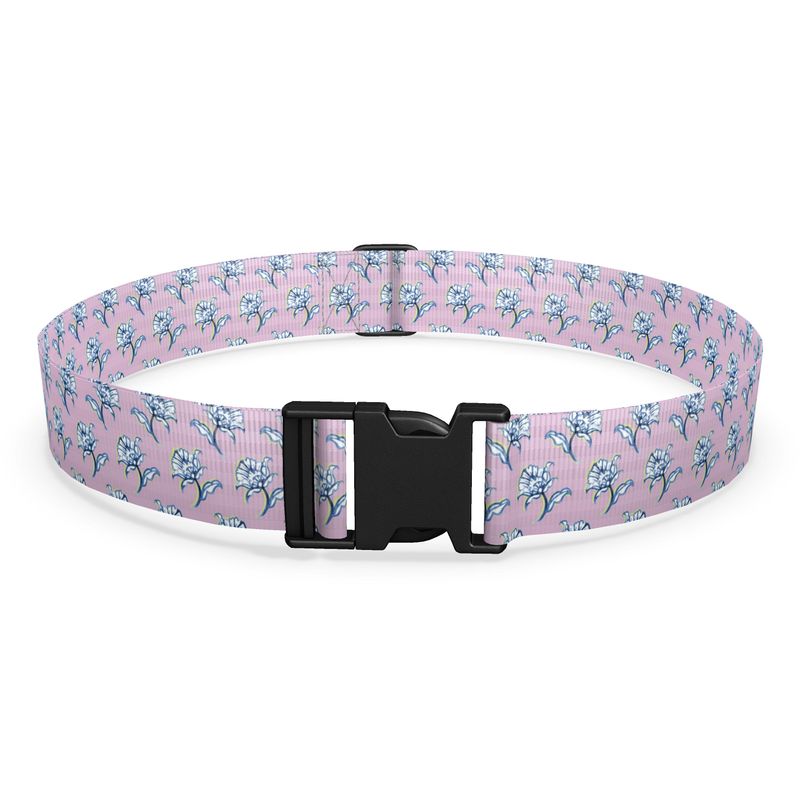Watercolor Woodblock Luggage Strap